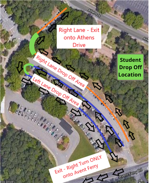 Carpool Route pictured
